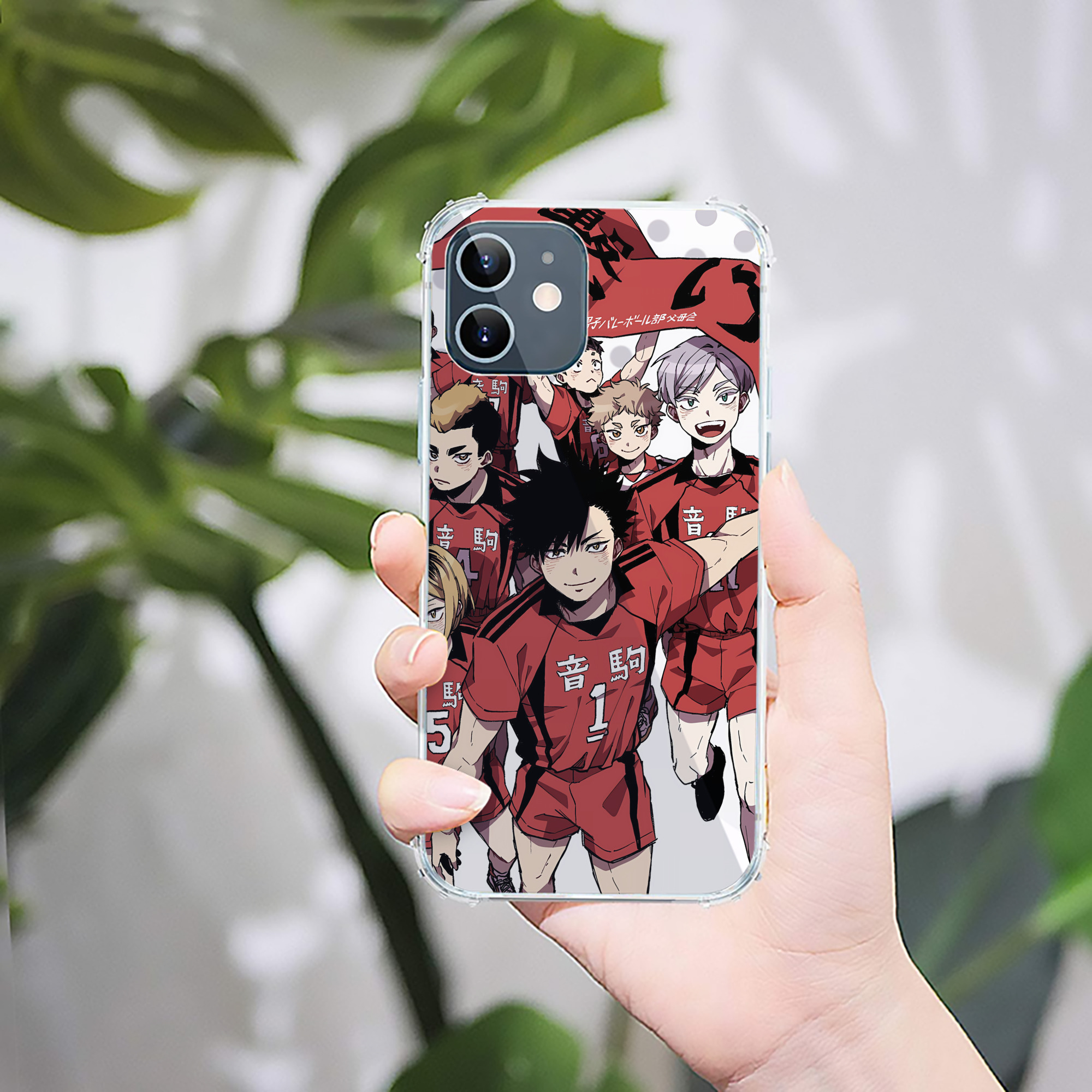 （画像用） ハイキュー!! Haikyu!! 【iPhone 12シリーズ対応】透明スマホケース（クリアソフトケース）